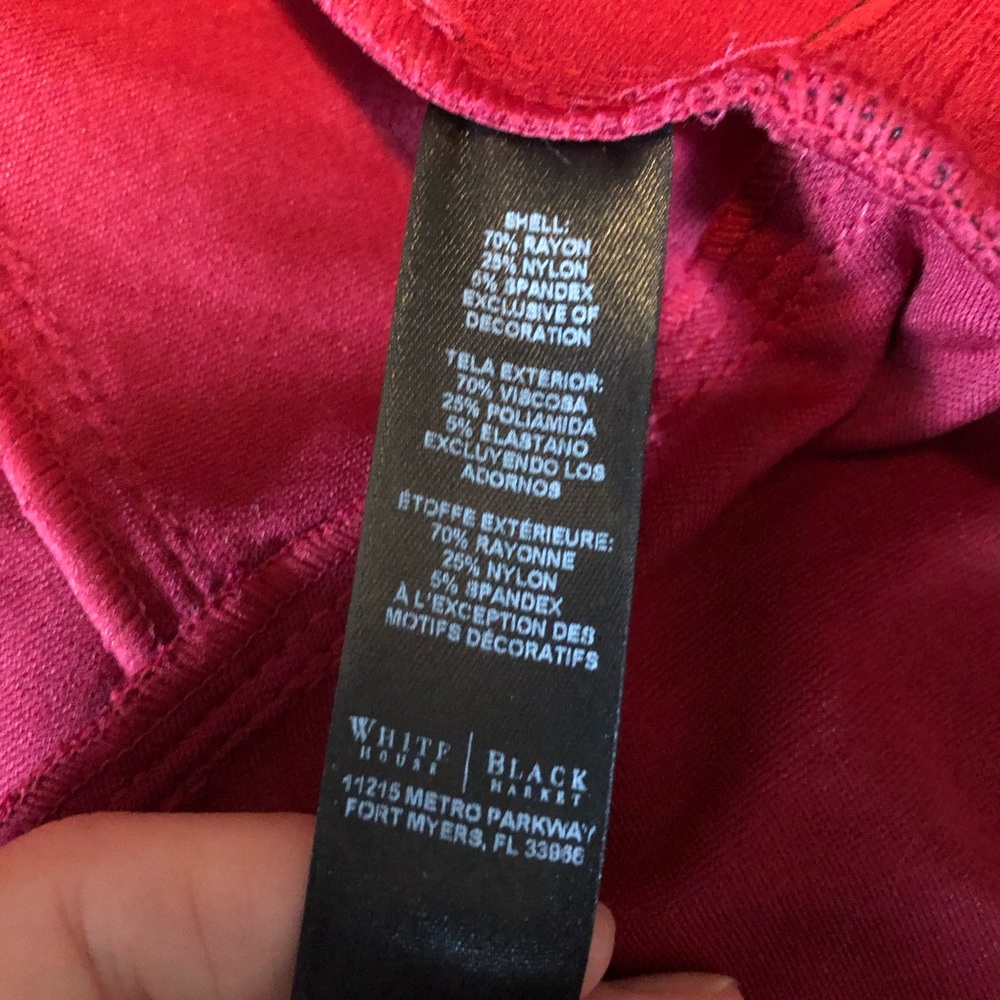 White House/Black Market Women's Red Blazer - Picture 3 of 14